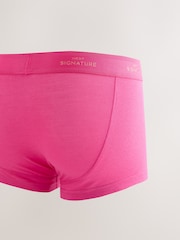 Orange/Blue Bright Supima Signature Comfort Soft Trunks - Image 6 of 8