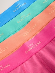 Orange/Blue Bright Supima Signature Comfort Soft Trunks - Image 7 of 8