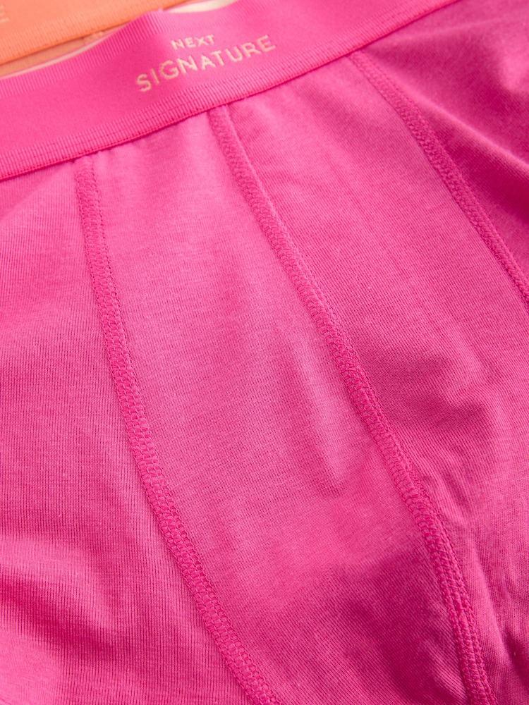 Orange/Blue Bright Supima Signature Comfort Soft Trunks - Image 8 of 8