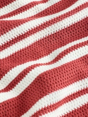 Maro Rugină - Maternity Knitted Striped Trousers - Imaginea 8 din 9