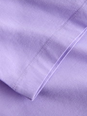 Purple Aloha Sparkle Short Sleeve Crew Neck T-Shirt - Image 2 of 3