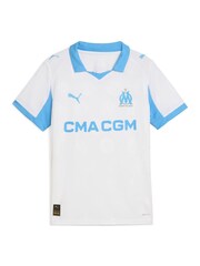 Puma White Olympique Marseille 25/26 Boys Home Jersey - Image 6 of 6