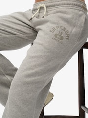 Superdry Grey Athletic Essentials Low Rise Flare Joggers - Image 6 of 8