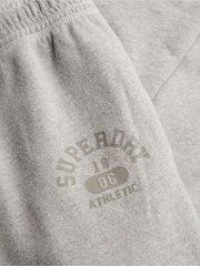 Superdry Grey Athletic Essentials Low Rise Flare Joggers - Image 8 of 8