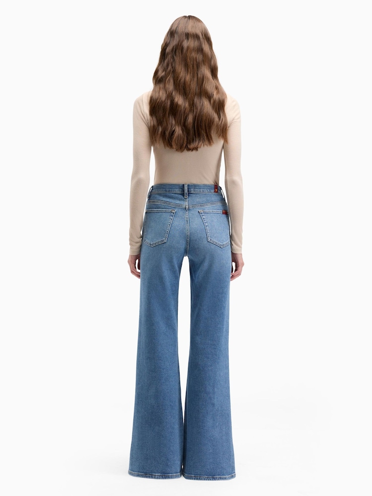 7 For All Mankind Oceanstone Modern Dojo Tailorless Patch Pockets Oceanstone Jeans - Image 2 of 6 7 For All Mankind Oceanstone Modern Dojo Tailorless Patch Pockets Oceanstone Jeans - Image 2 of 6