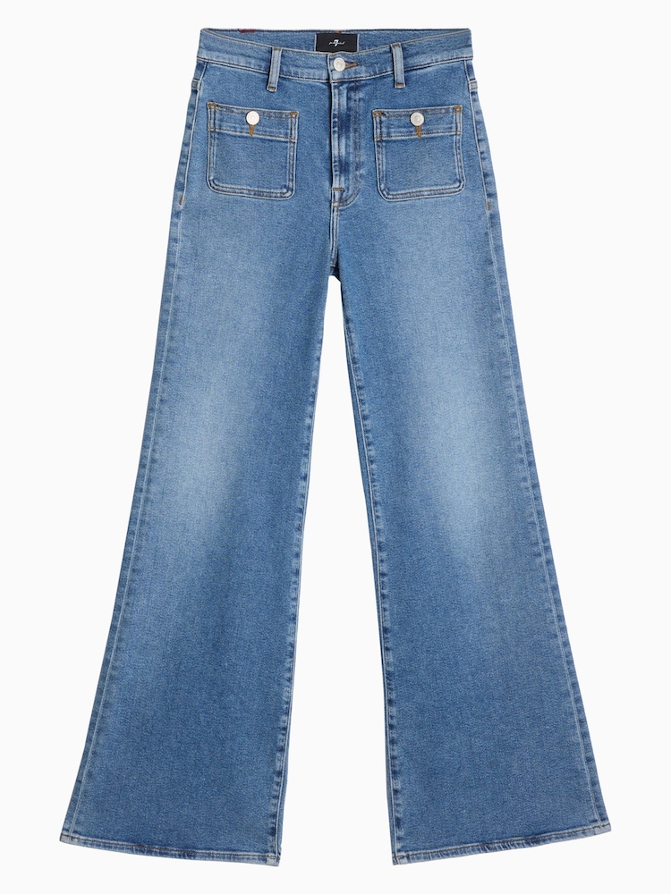 7 For All Mankind Oceanstone Modern Dojo Tailorless Patch Pockets Oceanstone Jeans - Image 6 of 6 7 For All Mankind Oceanstone Modern Dojo Tailorless Patch Pockets Oceanstone Jeans - Image 6 of 6