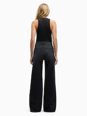 7 For All Mankind Lotta Weites Bein Bottomline Jeans - Bild 2 von 6