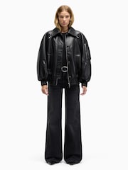 7 For All Mankind Lotta Weites Bein Bottomline Jeans - Bild 3 von 6