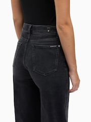 7 For All Mankind Lotta Weites Bein Bottomline Jeans - Bild 5 von 6