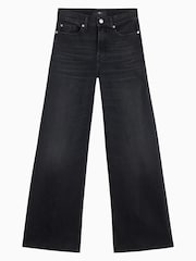 7 For All Mankind Lotta Weites Bein Bottomline Jeans - Bild 6 von 6