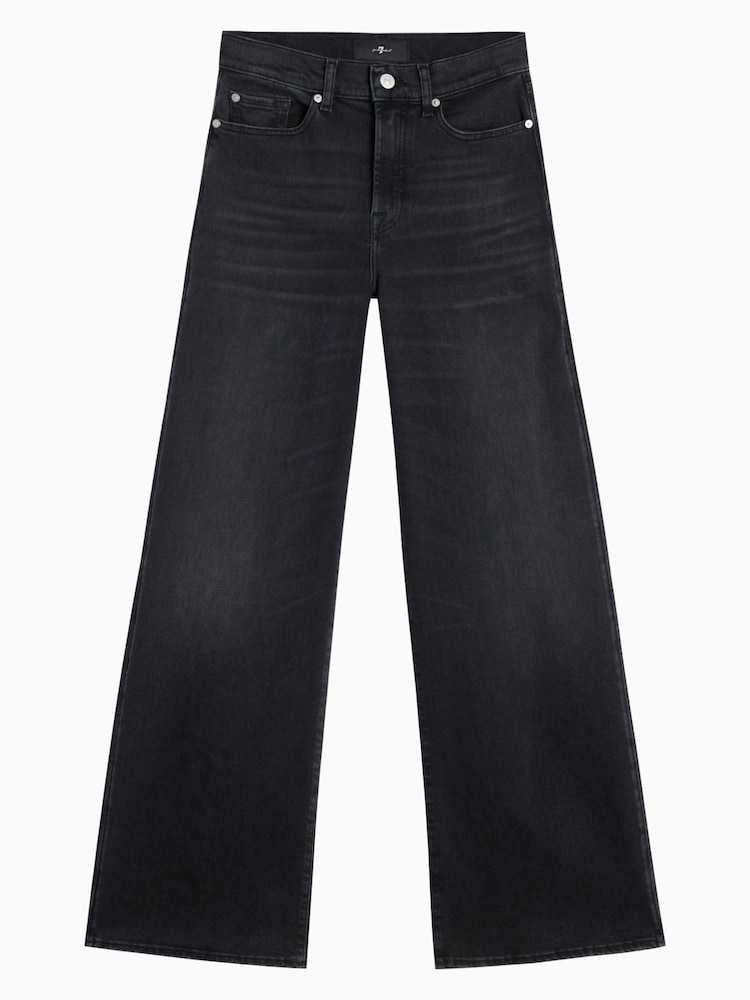 7 For All Mankind Lotta Weites Bein Bottomline Jeans - Bild 6 von 6