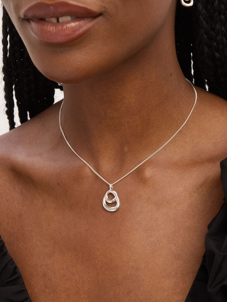 Simply Silver 925 Sterling Silver Polished Swirl Pendant - Image 2 of 3 Simply Silver 925 Sterling Silver Polished Swirl Pendant - Image 2 of 3