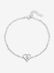 Simply Silver pulēta ķepas nospieduma aproce - Attēls 2 no 4