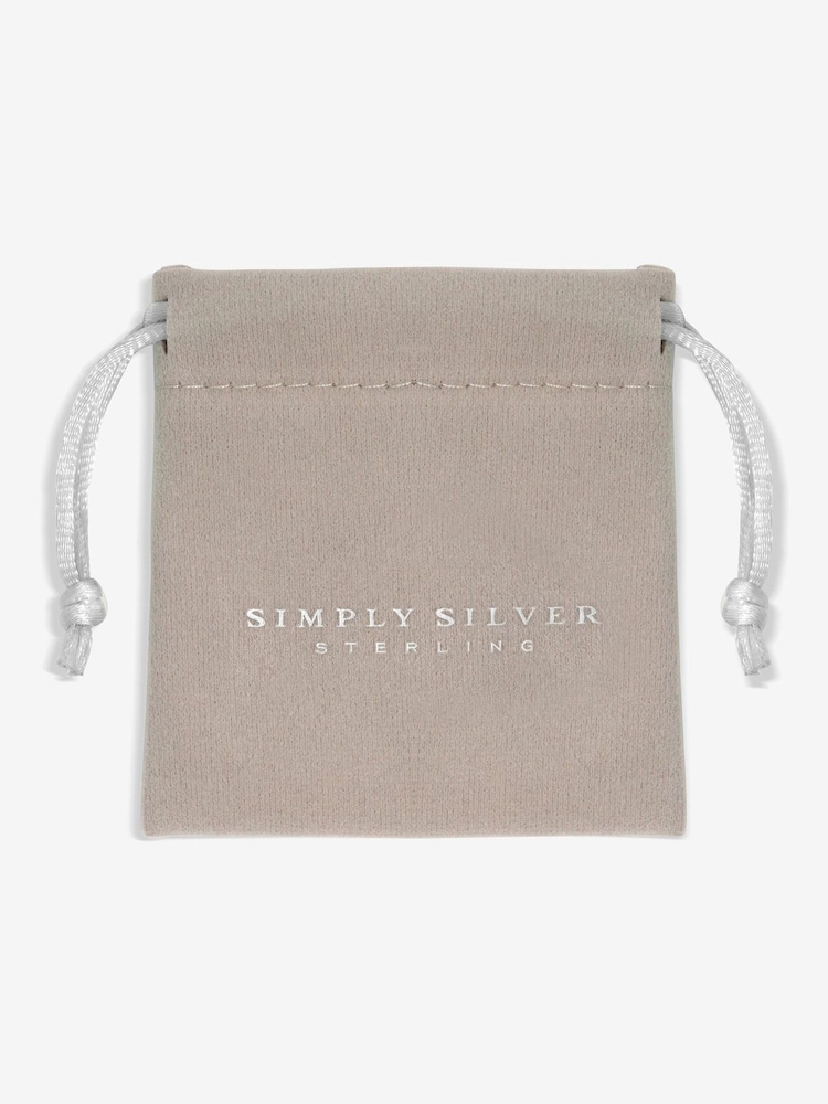 Simply Silver pulēta ķepas nospieduma aproce - Attēls 4 no 4