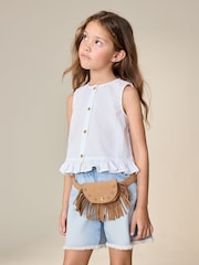 White Sleeveless Waistcoat (3-16yrs) - Image 1 of 7