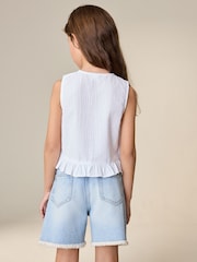 White Sleeveless Waistcoat (3-16yrs) - Image 3 of 7