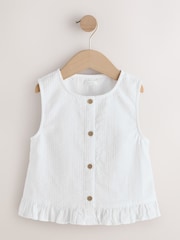 White Sleeveless Waistcoat (3-16yrs) - Image 4 of 7