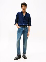 Tommy Hilfiger Blue Corduroy Relaxed Fit Shirt - Image 2 of 5