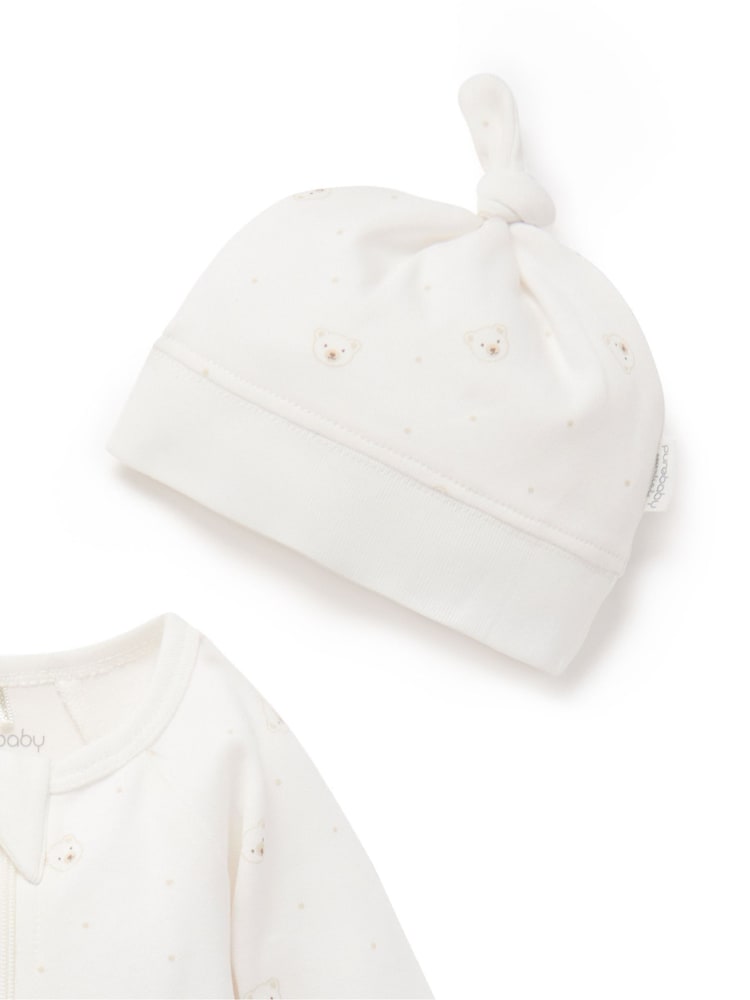 Purebaby Zip Growsuit & Hat Set - Bild 5 von 5