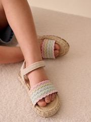 মাল্টি প্যাস্টেল - Ankle Strap Sandals with Touch Fastening - 3এর মধ্যে 2 ছবি