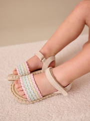 মাল্টি প্যাস্টেল - Ankle Strap Sandals with Touch Fastening - 3এর মধ্যে 3 ছবি