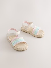 Multi Pastell - Ankelreim-sandaler med Borrelås - Bilde 4 av 8