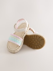 Multi Pastell - Ankelreim-sandaler med Borrelås - Bilde 6 av 8