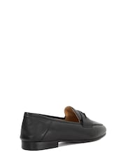 Dune London Black Greek Slim Sole Loafers - Image 3 of 6