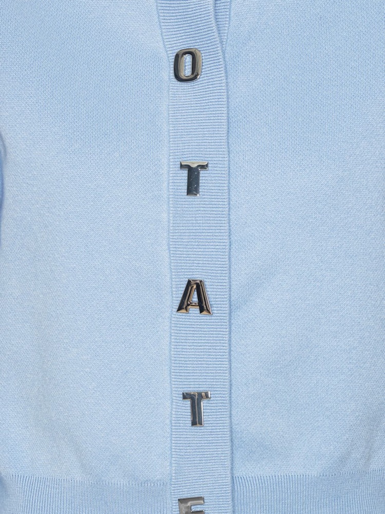 Rotate Blue Firm Knit Cardigan - Image 3 of 3 Rotate Blue Firm Knit Cardigan - Image 3 of 3