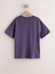 Purple Oversized Oasis Band T-Shirt (3-16yrs) - Image 5 of 7