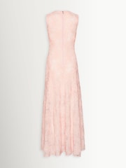 Rotate Pink Mesh Maxi Dress - Image 2 of 3