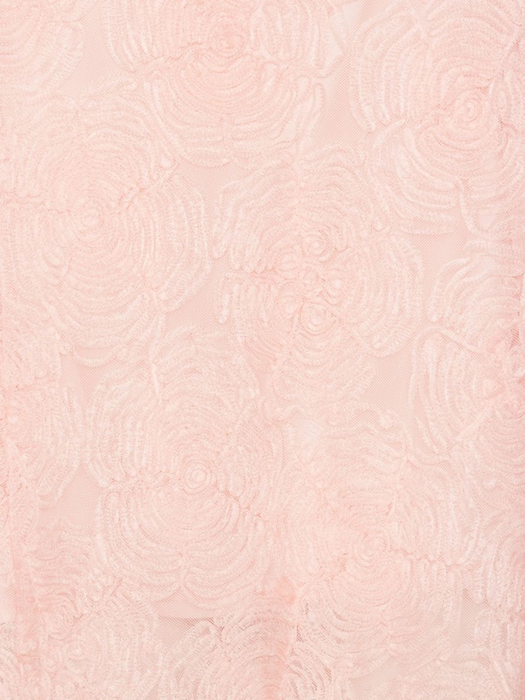 Rotate Pink Mesh Maxi Dress - Image 3 of 3 Rotate Pink Mesh Maxi Dress - Image 3 of 3