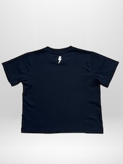 Religion Black Wild One T-Shirt With Bold Contrast Slogan And Skull - Image 3 of 4