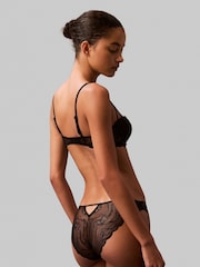 Calvin Klein Black Bikini Briefs - Sensual Stretch Lace - Image 2 of 6