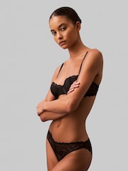 Calvin Klein Black Bikini Briefs - Sensual Stretch Lace - Image 3 of 6