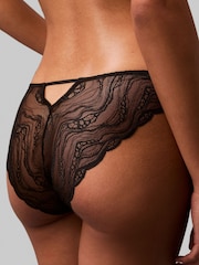 Calvin Klein Black Bikini Briefs - Sensual Stretch Lace - Image 6 of 6