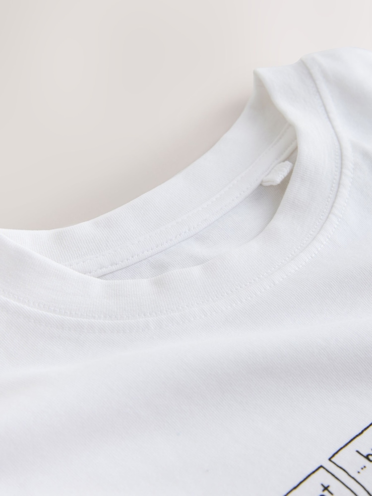 Alb - Dog Man T-Shirt (3-16yrs) - Imaginea 4 din 4