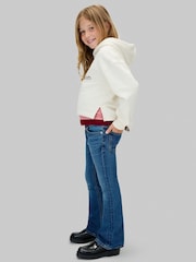 Calvin Klein Blue Mid Rise Flared Jeans - Image 2 of 6