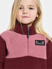 أحمر - Didriksons Gosig Kids Half-Zip Fleece - صورة 4 من 4