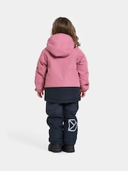 Didriksons Pink Talvi Kids Waterproof Coat - Image 3 of 4