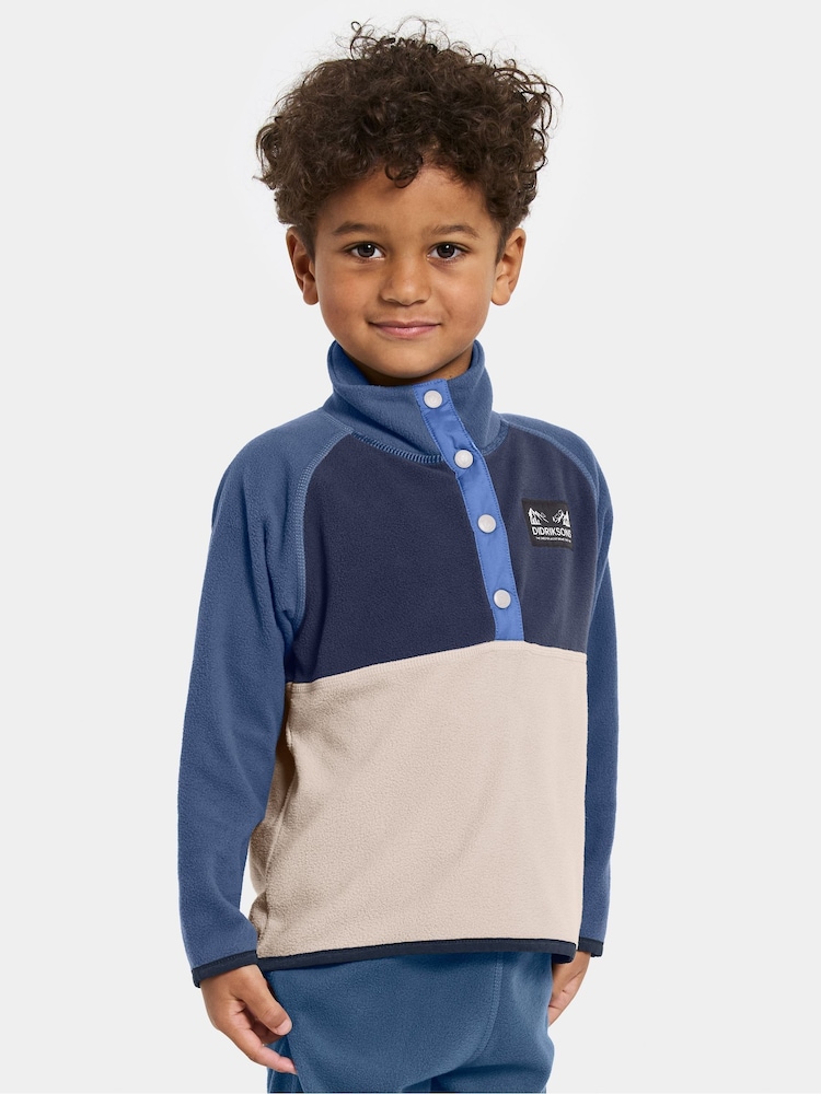 Didriksons Monte Kids Half-Button Fleece - Image 1 of 4 Didriksons Monte Kids Half-Button Fleece - Image 1 of 4
