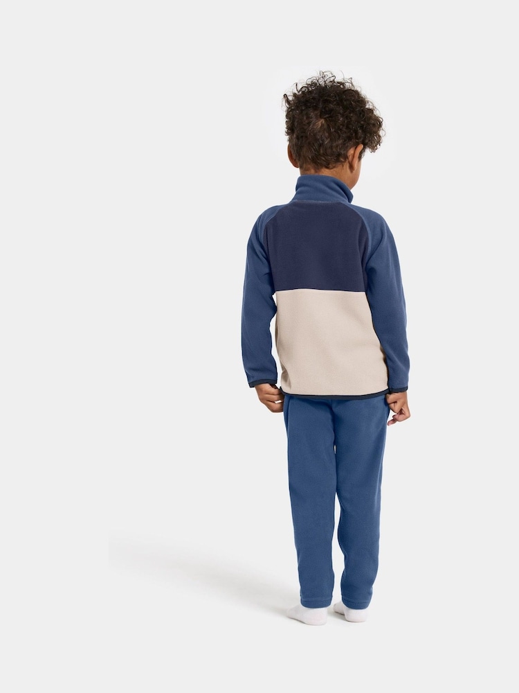 Didriksons Monte Kids Half-Button Fleece - Image 2 of 4 Didriksons Monte Kids Half-Button Fleece - Image 2 of 4