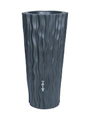 Charles Bentley Grey Alana Flower 160L Water Butt - Image 2 of 4