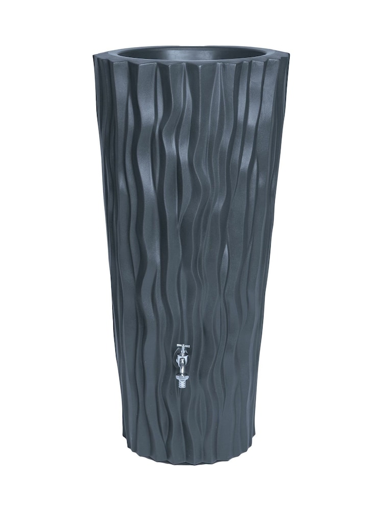 Charles Bentley Grey Alana Flower 160L Water Butt - Image 2 of 4
