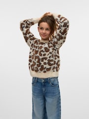 Vero Moda Leopard Print Knitted Jumper - Bild 2 von 5