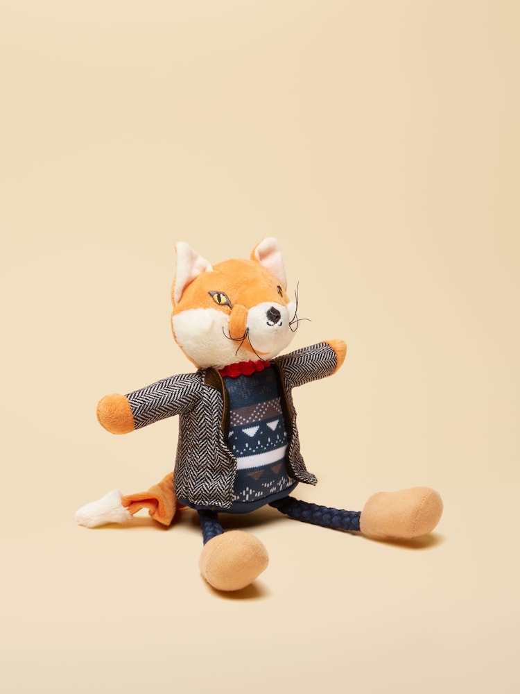 Joules Tweed Jonty Fox Tweed Pet Toy - Image 1 of 3