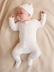 Purebaby Welcome Baby Sleepsuits 2 Pack - Bild 5 von 5