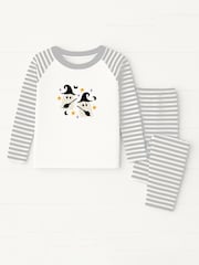 Personalised Ghosts on Brooms Pyjamas by Koko Blossom - Image 1 of 1