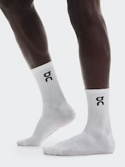 On White 3 Pack High Logo Socks - Image 3 of 4
