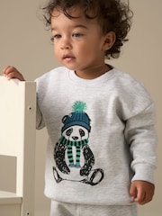 Angel & Rocket Otto Winter Panda Sweat And Joggers - Imagen 3 de 7